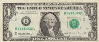 Gallery image for United States p496a: 1 Dollar from 1995